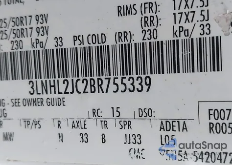 2011 Lincoln Mkz from USA, damaged, VIN 3LNHL2JC2BR755339